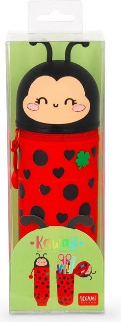 Produktbild Legami Federmäppchen 2-in-1-aus Silikon Ladybug „Get Lucky“