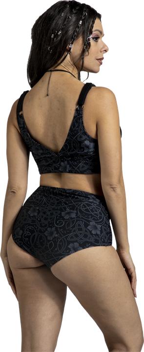 Immagine prodotto Black Premium Rooted in Reverence cropped Bikini-Top (S)