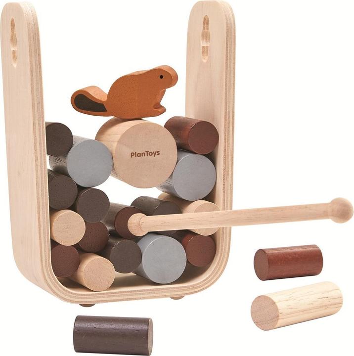 Produktbild Plantoys Timber Tumble (1 - 4 Spieler)