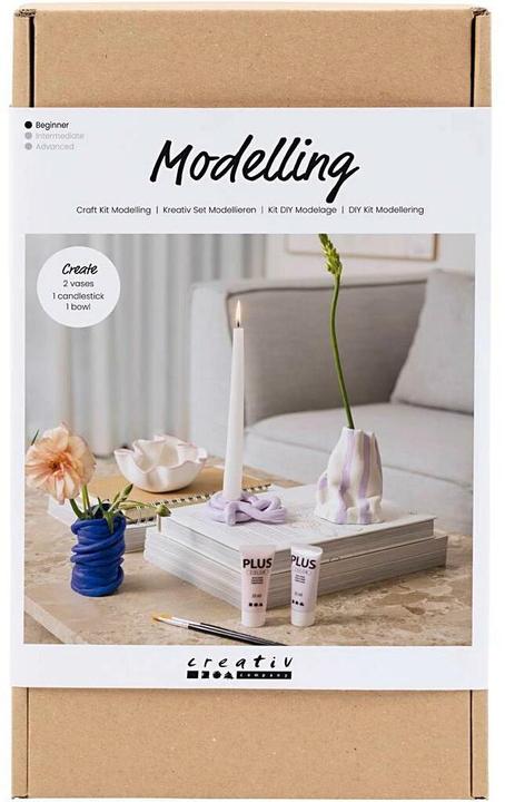 Image du produit Creativ Company Craft Kit - Modeling - Pots et Vases (977656)
