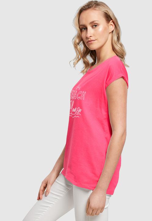 Actual product image Merchcode Ladies Beach Please Extended Shoulder Tee - 112615 (L)