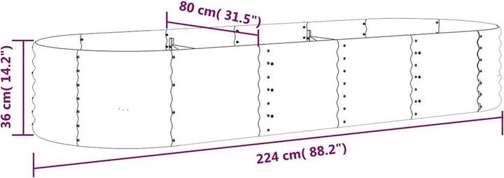 Produktbild vidaXL Hochbeet