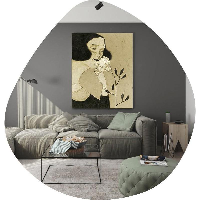 Thumbnail - Hanah Home, Spiegel, Leon (60 x 60 x 2.5 cm)