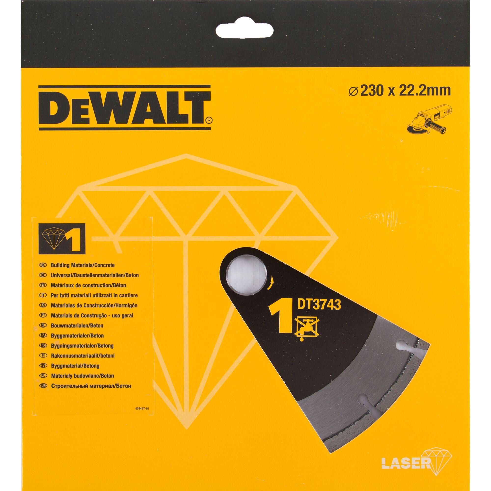 Thumbnail - DeWalt, Sägeblatt, DT3743XJ Diamanttrennscheibe 230