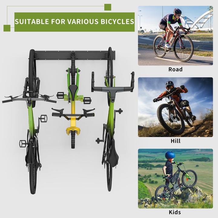 Actual product image Housolution Velo Wandhalterung für 6 Räder & Helme