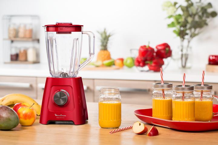 Produktbild Moulinex Blendforce 2 LM420510 - Blender - Rood (550 W)
