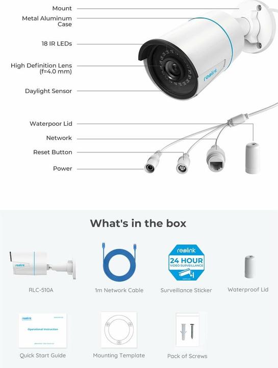 Produktbild Reolink RLC-510A (2560 x 1920 Pixels)