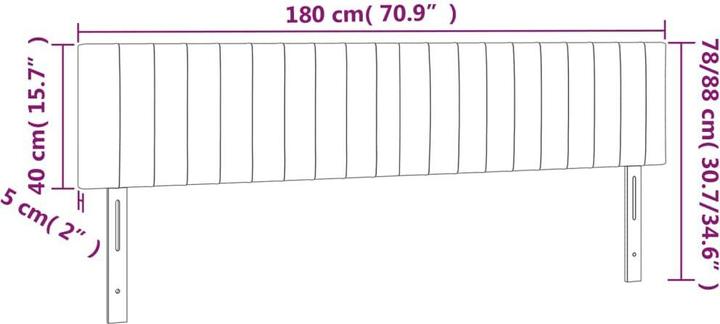 Immagine prodotto vidaXL Carolin (180 x 5 x 88 cm)