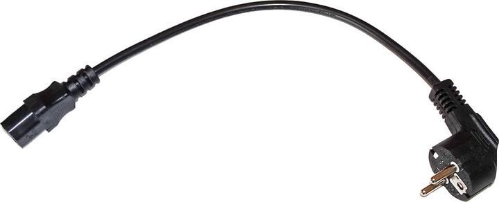 Wantec wW cold appliance cable Schuko plug CEE7/7 socket IEC C13 0,3m (0.30 m)