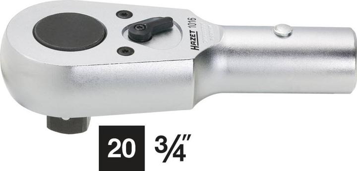 Produktbild HAZET Umschalt-Knarrenkopf 1016 ∙ Vierkant 20 mm (3/4 Zoll)