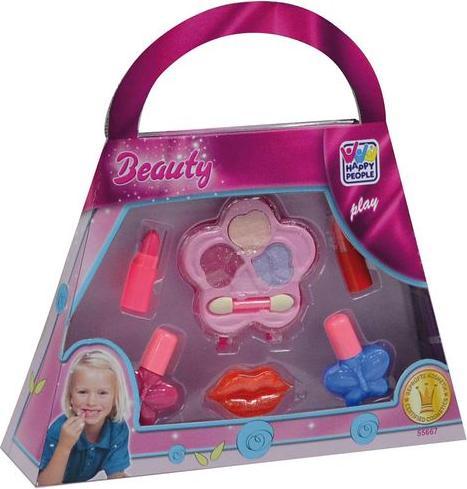 Actual product image Happy People Makeup set with lip gloss