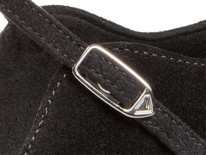 Actual product image Diamant Women's Dance Shoes with 2.8 cm Block Heel, Suede Sole, Breathable Microfiber Lining (42)