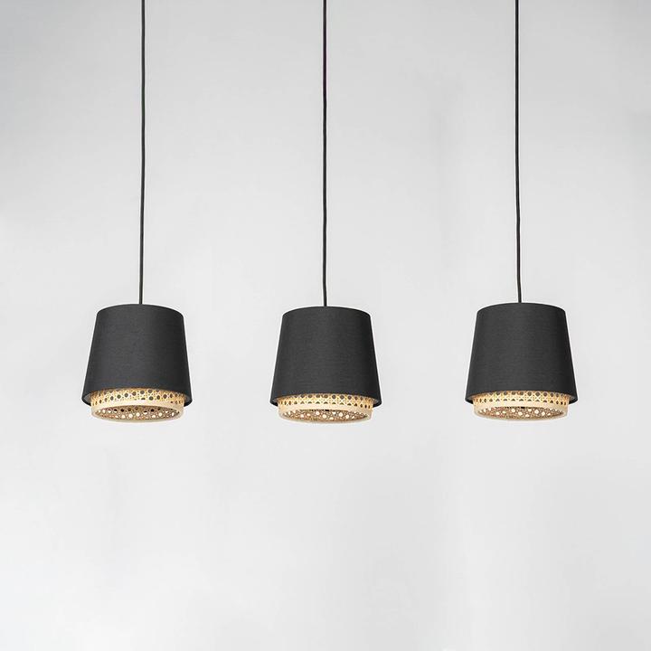 Produktbild Lindby Ananya 3 Pendelleuchte Black (E27)
