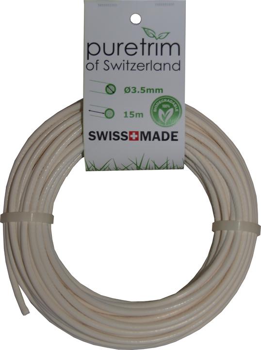 Actual product image Puretrim mowing line around 15m (Lawn mower, Hedge shears, Weed whacker, Mowing robot, Chainsaw, Lawn tractor, Scarifier, Trimmer line + line spool)
