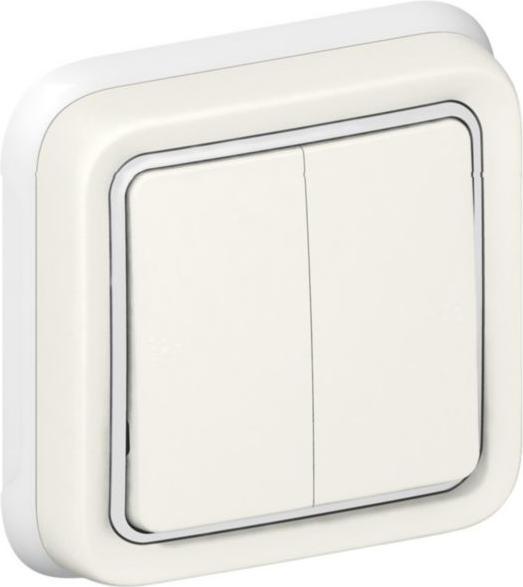 Produktbild Legrand Plexo Doppelwippschalter 10A