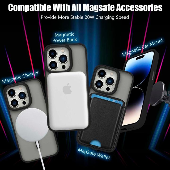 Immagine prodotto Cadorabo Coperchio compatibile con MagSafe (Apple iPhone 13 Pro Max)