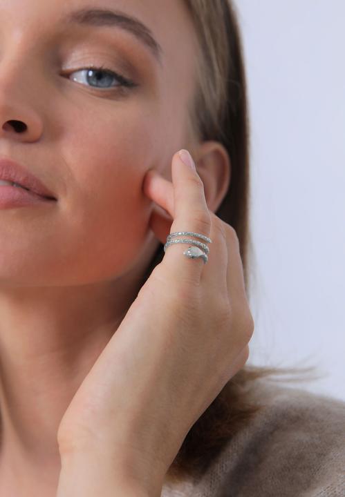 Immagine prodotto Elli Schlangen Design mit Kristallen (46, 925 Argento)