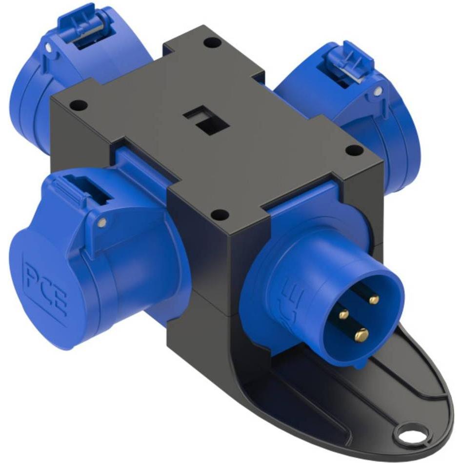 PCE, Baustromverteiler, CEE Stromverteiler (3 x, CEE)