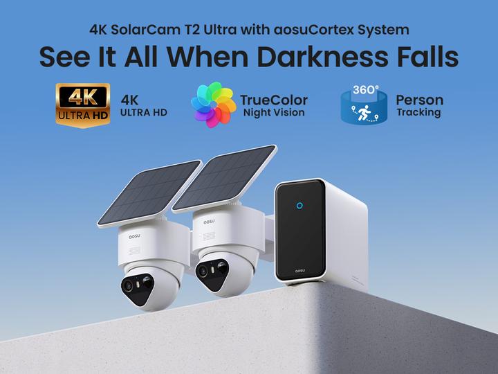 Produktbild Aosu SolarCam T2 Ultra System-2 Cameras