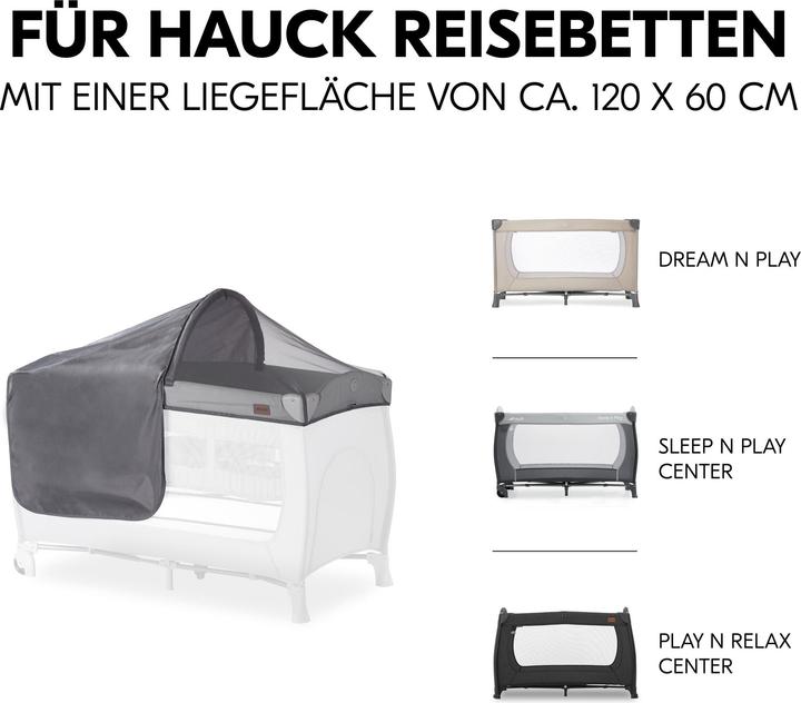 Image du produit Hauck Protection flexible contre le soleil et les insectes pour les lits de voyage
