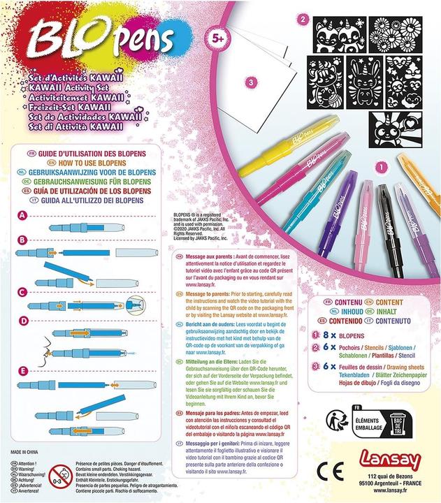 Produktbild Blopens Sprühstifte Set Kawaii