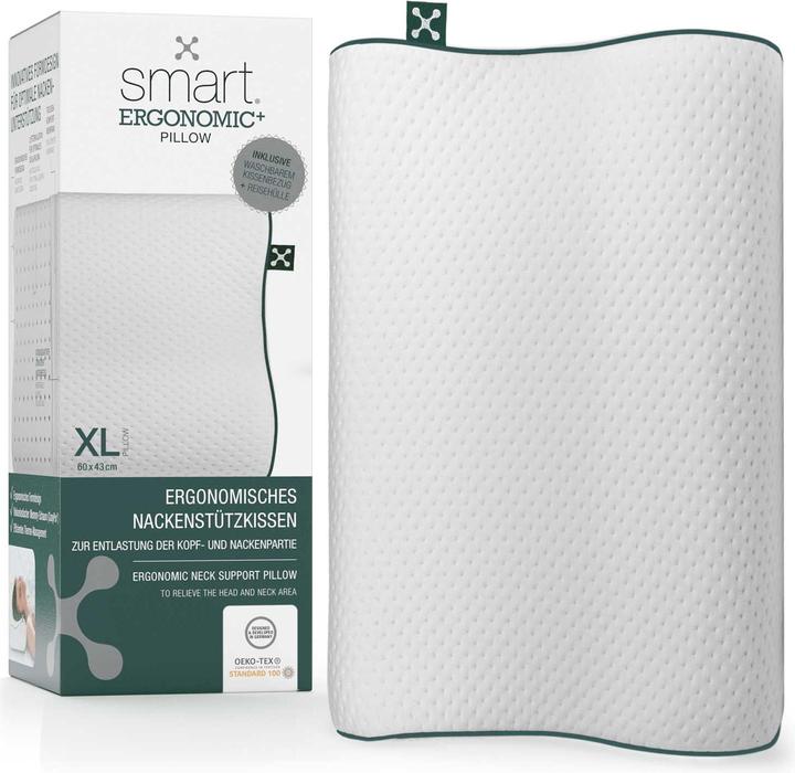 Image du produit Smartsleep Oreiller cervical Ergonomic + 60 x 43 cm (60 x 43 cm)