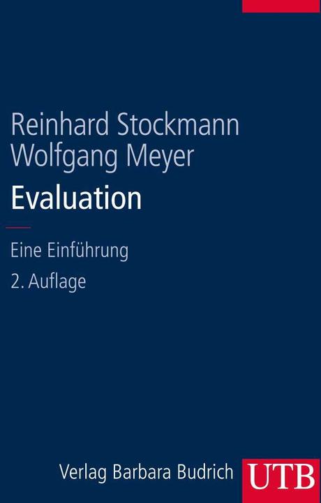 Produktbild Evaluation (Deutsch, Reinhard Stockmann, Wolfgang Meyer, 2006)