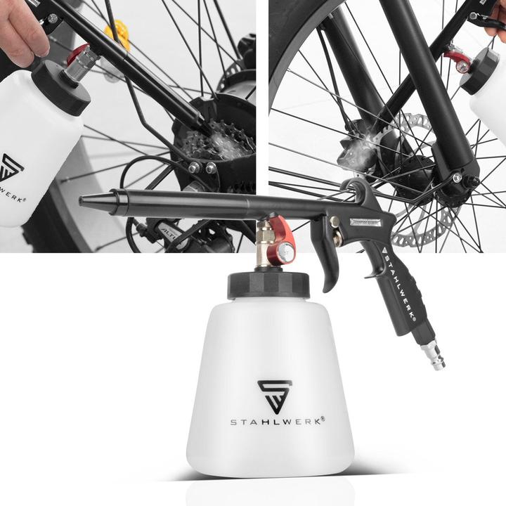 Actual product image Stahlwerk Compressed air cleaning gun RP-93 ST Blow-out gun with 1 litre container