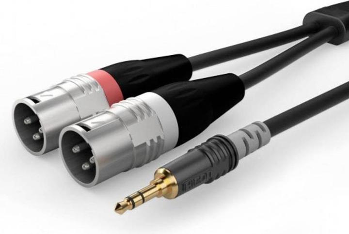 Produktbild Sommer Cable HBA-3SM2-0300 Audio Adapterkabel (1x XLR-Stecker 3 polig - 1x Klink (3 m, 2.5mm)