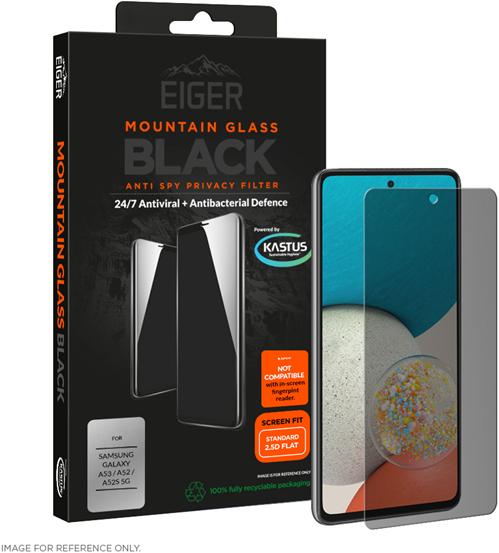 Image du produit Eiger Mountain Glass Black (1 pièce(s), Samsung Galaxy A53 5G, Samsung Galaxy A52s 5G)