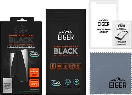 Image du produit Eiger Mountain Glass Black (1 pièce(s), Samsung Galaxy A53 5G, Samsung Galaxy A52s 5G)