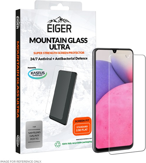 Actual product image Eiger Mountain Glass Ultra (1 Piece, Samsung Galaxy A33 5G)