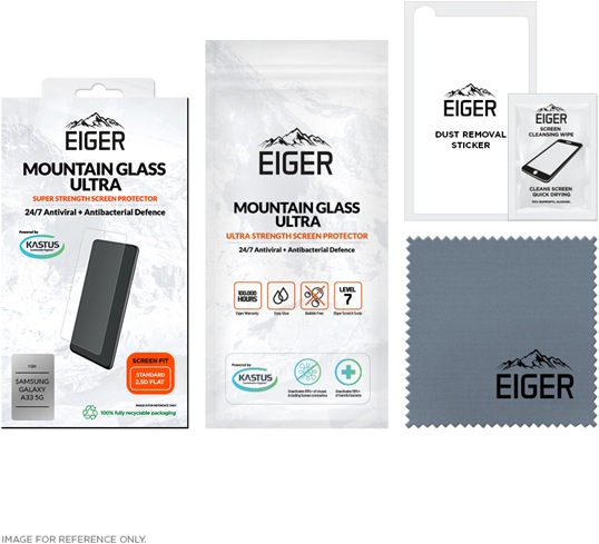 Actual product image Eiger Mountain Glass Ultra (1 Piece, Samsung Galaxy A33 5G)