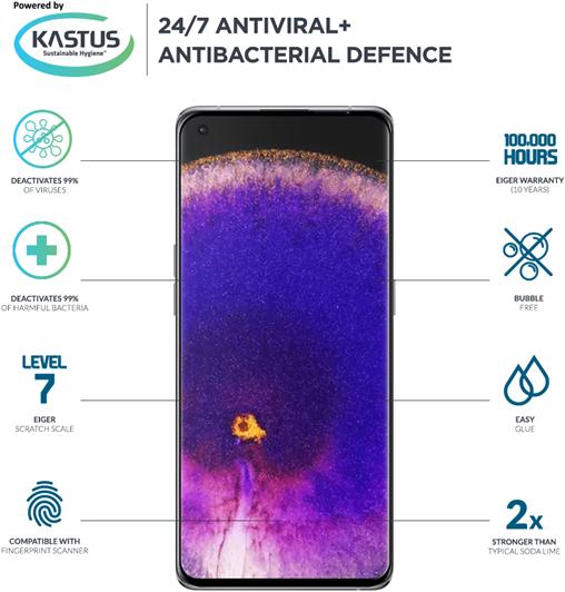 Produktbild Eiger 3D Glas Case friendly Mountain Glass 3D (1 Stk., Oppo Find X5 Pro)