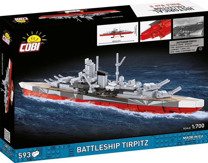 Produktbild Cobi H.C. WWII Battleship Tirpitz 600T