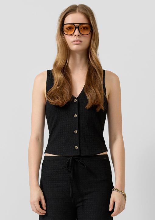 Produktbild s.Oliver Elastische Jerseyweste aus strukturierter Ware (XXL)