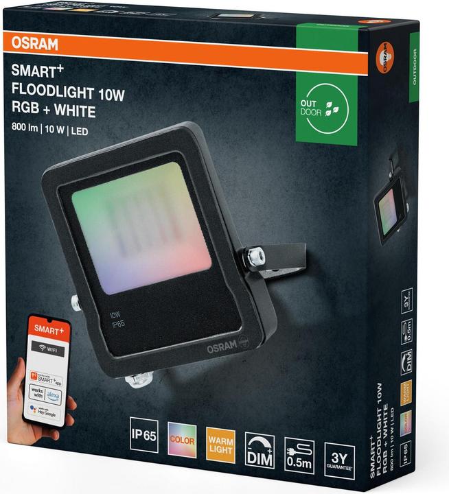 Produktbild Osram SMART+ MULTICOLOR 10W RGB + W (800 lm, IP65)