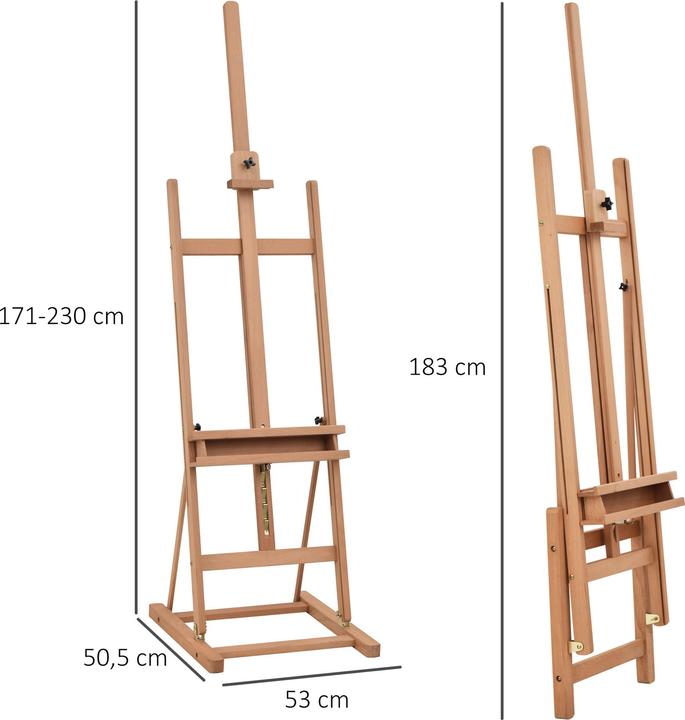Produktbild Vinsetto Atelierstaffelei