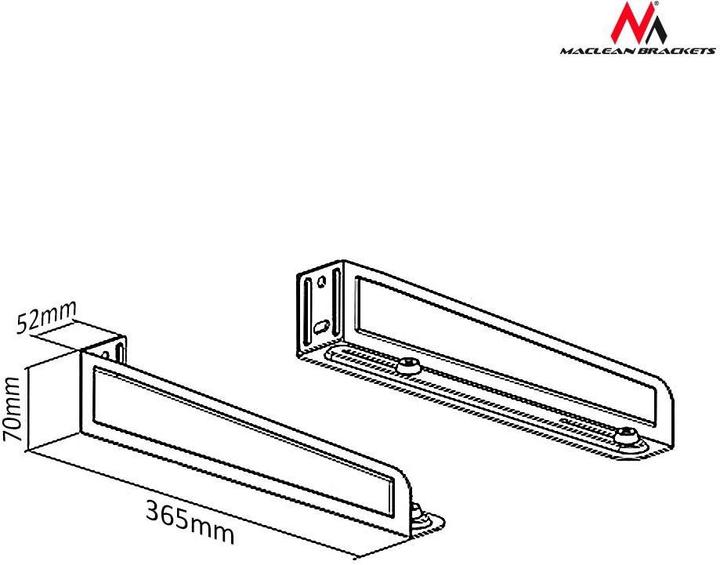 Immagine prodotto Maclean MC-807 MC-807 Manico per microonde iki 35 kg juodas