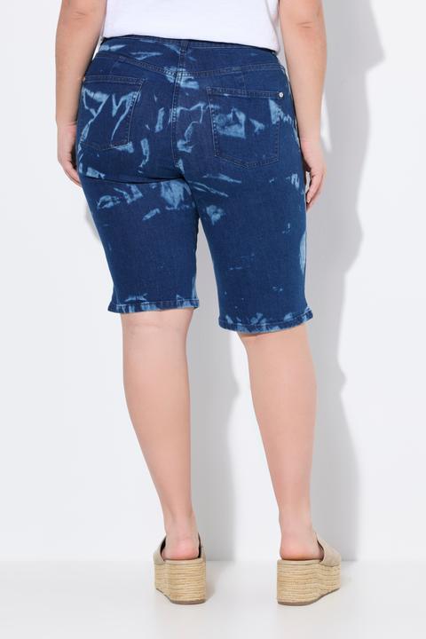 Produktbild Angel of Style Jeans-Bermuda Berry, gerade Passform, Batik (44)