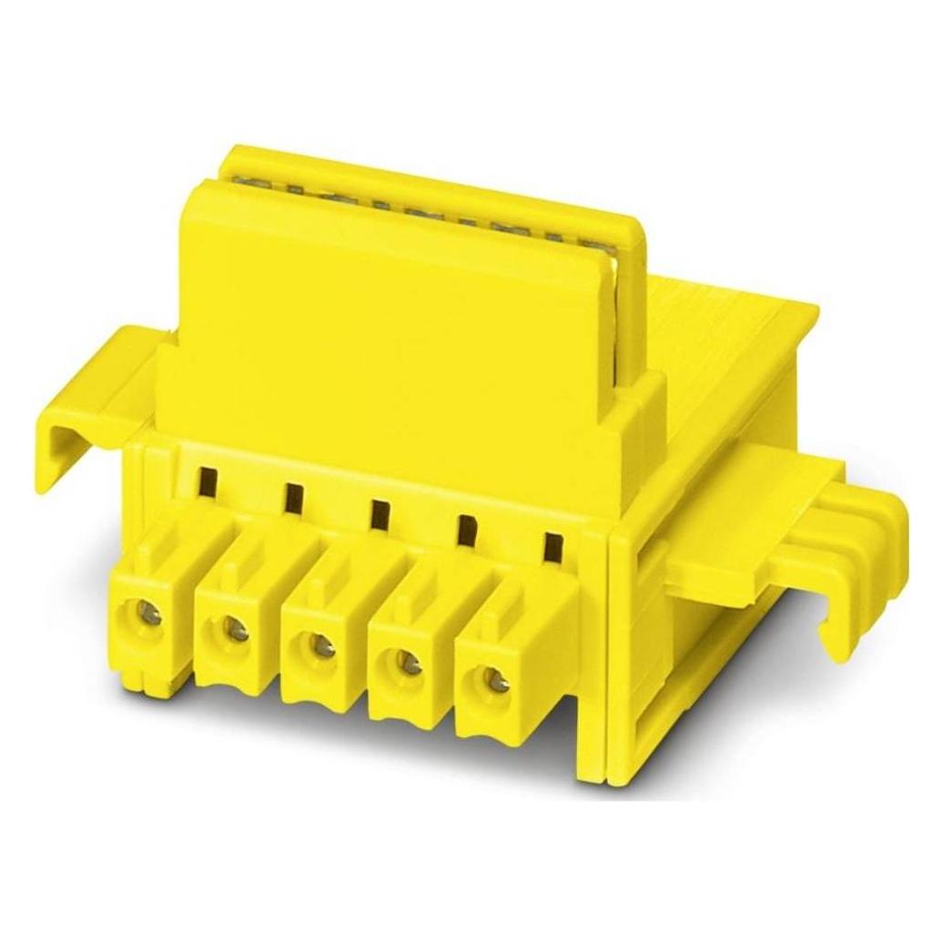 Phoenix DIN rail bus connector, Kabels + Stekkers, Geel