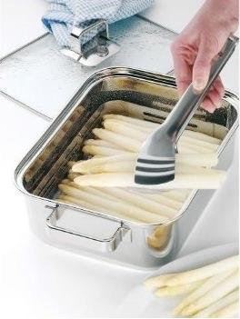 Actual product image WMF Aroma Vitalis + asparagus tongs (Casserole + Stewpot, Stainless steel)