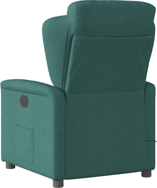 Immagine prodotto vidaXL Sedia da massaggio elettrica in tessuto verde scuro