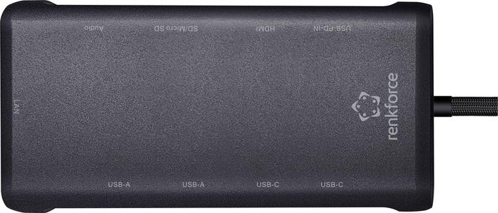 Produktbild Renkforce RF-USBHA-500 10 Port USB 3.2 Gen 2-Hub mit zusätzlichem USB-C®-Eingang (USB-C, 10 Ports)
