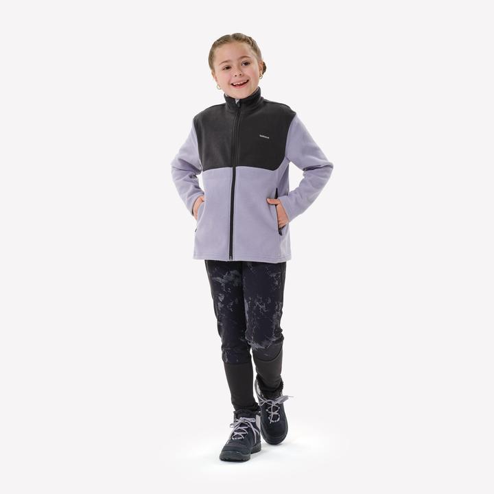 Actual product image Quechua Kids fleece jacket size 122-170 Hiking - MH500 Zip TW (6, 7, 8)