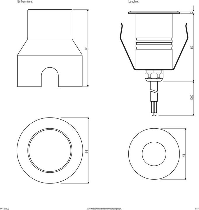 Actual product image EVN-Lichttechnik P6721502 (62 lm, IP67)