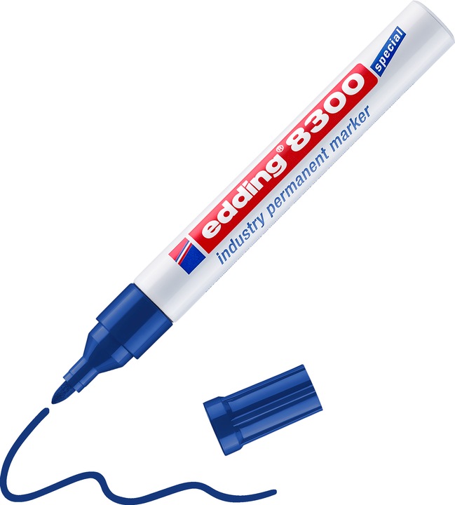 Image du produit Edding Marqueur permanent 8300 (Bleu, 3 mm, 1 x)