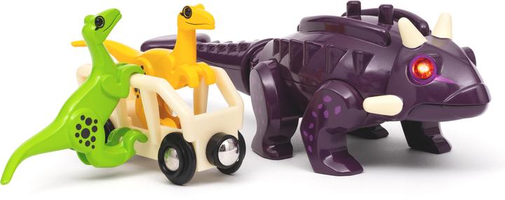 Ravensburger BRIO World – 36082 Dinosaurier Ankylosaurus | Zug & Dinosaurier-Spielset für Kinder ab 3 Jahr