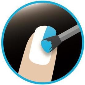 Actual product image Clementoni Crazy Chic - Lovely Animals Nail Polish - Blue & Red (18843)