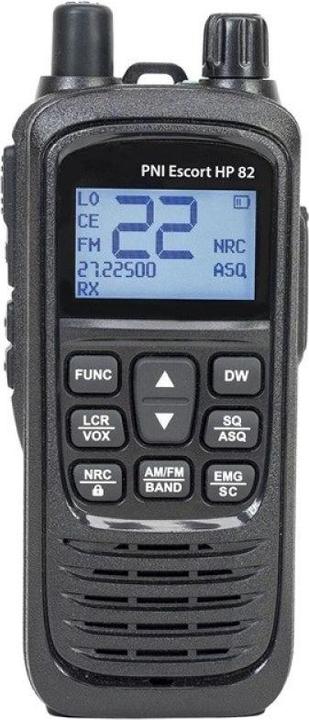 Image du produit PNI Radio CB portable Escort HP 82, multistandard, 4 W, 12 V, AM-FM, NRC, Dual Watch, Roger Bee